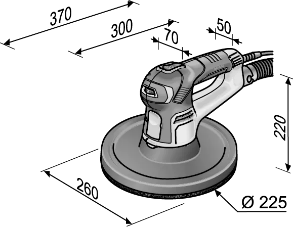 Flex GCE 6-EC, Svart, Röd, 1100 RPM, 1650 RPM, 3800 OPM, 5700 OPM, AC | Elverktyg - Prof. Elverktyg 230V - Giraffvässare | GameStuff