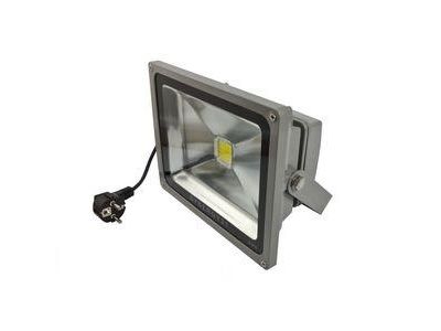 Synergy 21 Led Spot Outdoor Floodlight 50W Black Housing Red V2