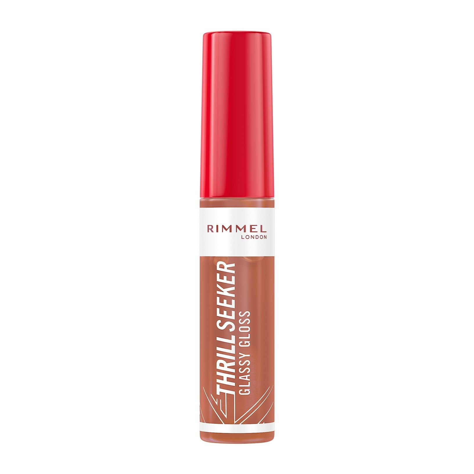 Rimmel Thrill Seeker Glassy Gloss, Nøgen, Sweet Frosting, Fugte, Plejende, Væske, Glans, Flaske