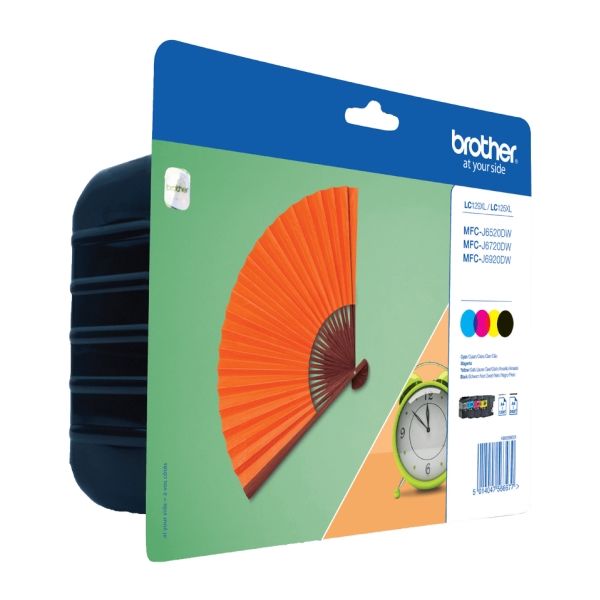 Brother Lc129xl Value Pack - 4 Packungen - Schwarz, Gelb, Cyan, Magenta - Original - Blister - Patrone - Für Brother Mfc-J6520dw, Mfc-J6720dw, Mfc-J6