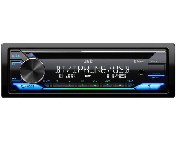 JVC KD-T922BT Bilradio med Bluetooth - 1-DIN