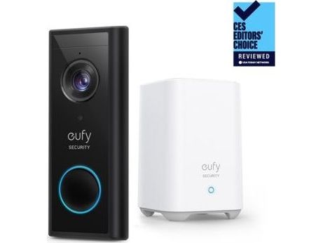 Anker Eufy Security Video Doorbell - Türklingel-Kit - Kabellos - Wi-Fi - 2,4 Ghz (E82101w4)