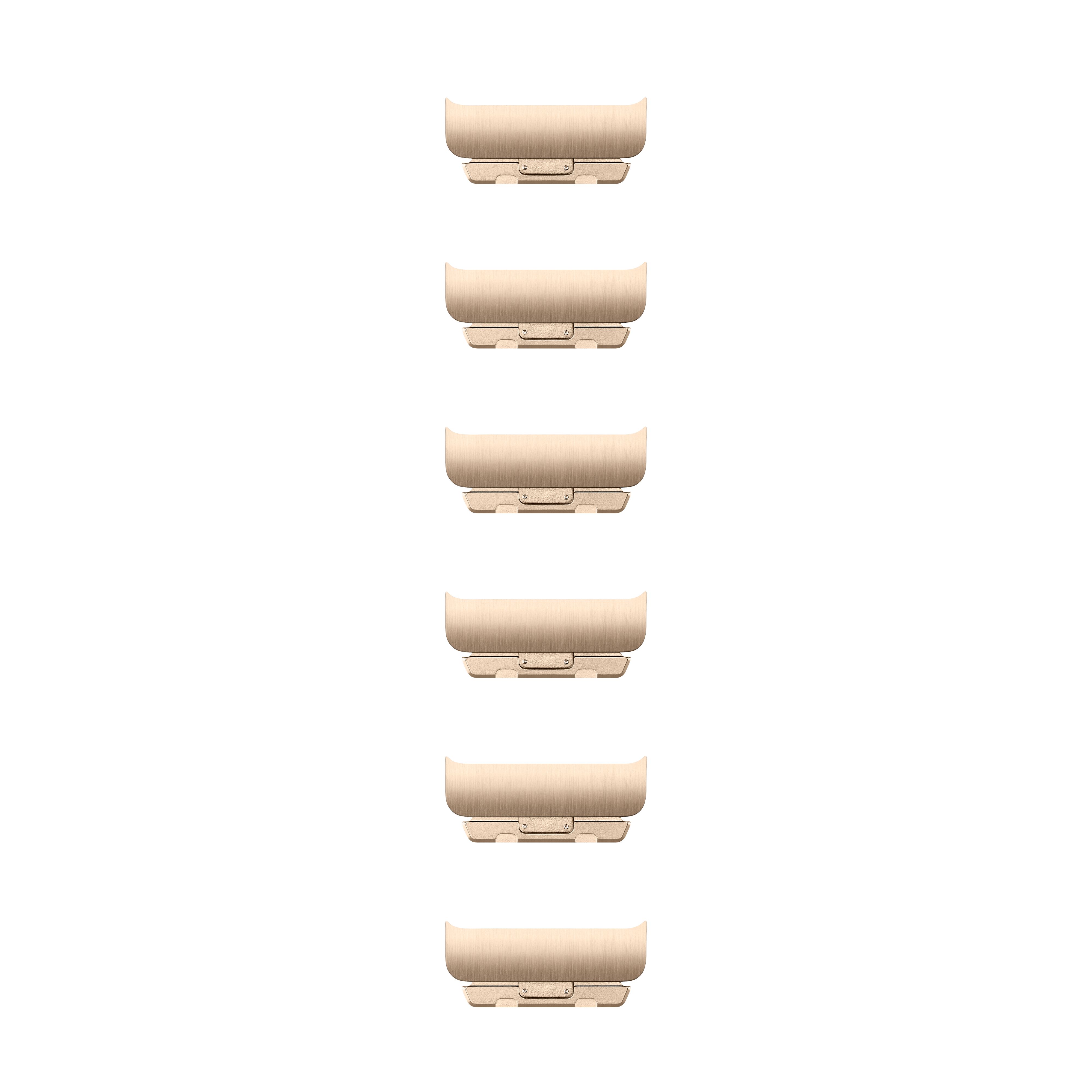 Apple Mxmj3zm/A, Band Extension, Smartwatch, Guld, Apple, Apple Watch Models 44Mm 45Mm 46Mm 49Mm, Rustfrit Stål