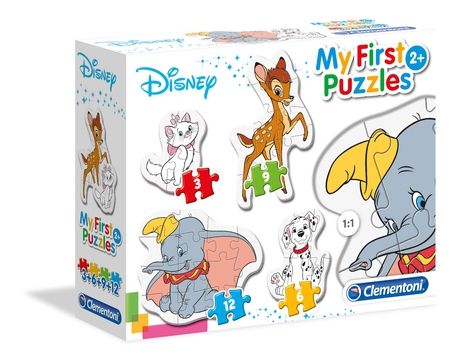 Clementoni Bunt Puzzle Mit 3-6-9-12 Teilen Disney Animal Friends My First - Bild 3