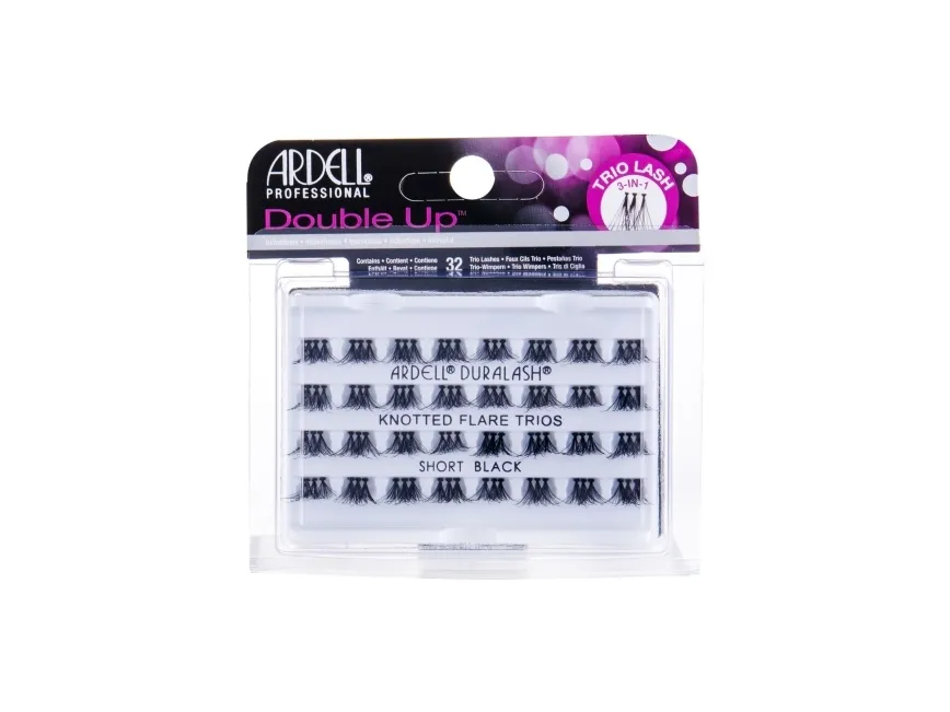 ARDELL Double Trio Individuals Eye Lashes, Short, Black | Smink - Ögon - Lösögonfransar | GameStuff
