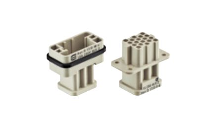 Harting 09 12 017 3101, Han Q 17/0-F-c, Grå, Polykarbonat, 160 V, 10 A, IEC 61984 EN 60664-1 DNV GL UL 1977 ECBT2.E235076 CSA-C22.2 No. 182.3 ECBT8.E235076