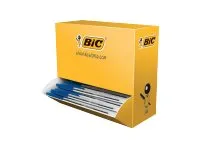 BIC Cristal Original - Kulepenn - blå - 1 mm - medium (en pakke 100)