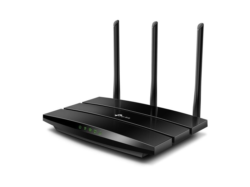 Tp-Link Archer A8, Wi-Fi 5 (802.11Ac), Dual-Band (2,4 Ghz/5 Ghz), Eingebauter Ethernet-Anschluss, Schwarz, Tragbarer Router
