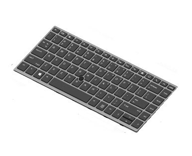 Hp L14378-151, Tastatur, Griechisch, Tastatur Mit Hintergrundbeleuchtung, Hp, Elitebook 745 G5