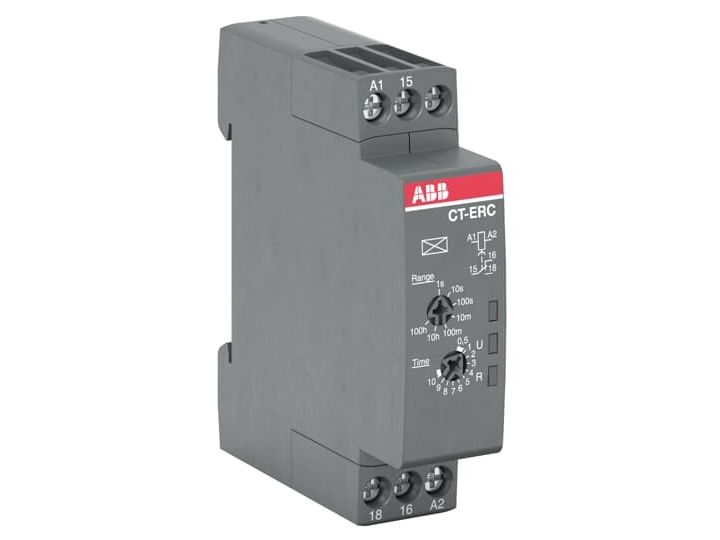ABB CT-ERC.12, Grå, Status, CAN/CSA C22.2 No.14 IEC/EN 63000 IEC 61812-1 UL 508, 17,5 x 63 x 70 mm, 52 g, 89 mm