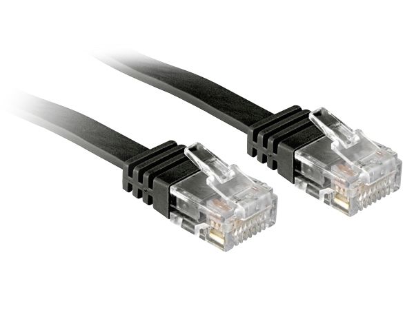 Lindy 3M Cat.6, 3 M, Cat6, Rj-45, Rj-45, Schwarz
