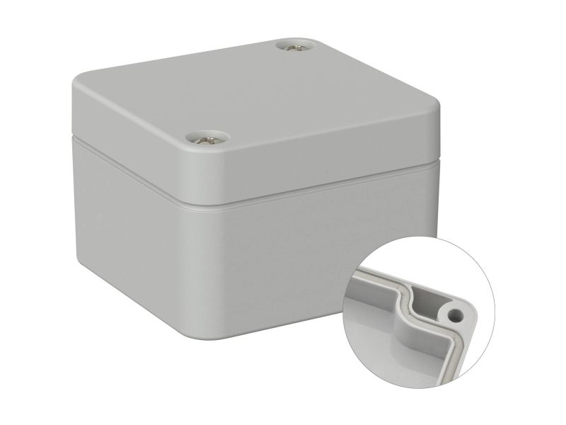 Tru Components Tc-9065432 Universalkabinett 52 X 50 X 35 Polykarbonat Gråhvid (Ral 7035) 1 Stk