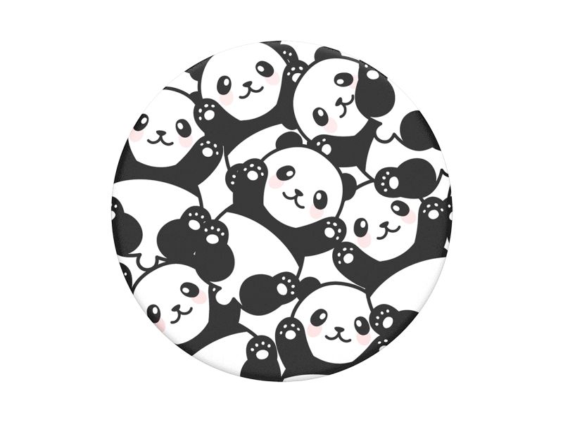 Popsockets Swappable Popgrip - Fingergrip/Støtteben For Mobiltelefon - Pandamonium