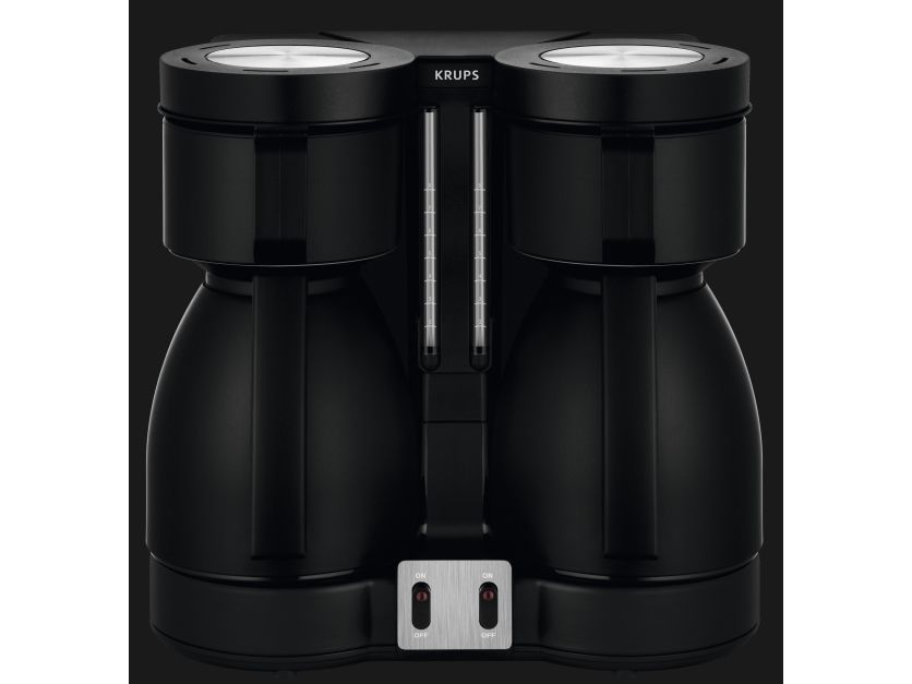 Krups Kt8501, Filter Kaffemaskine, Malet Kaffe, 1700 W, Sort