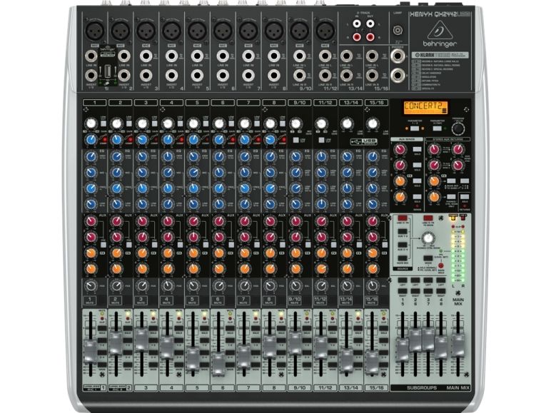 Behringer Qx2442usb, 24 Kanaler