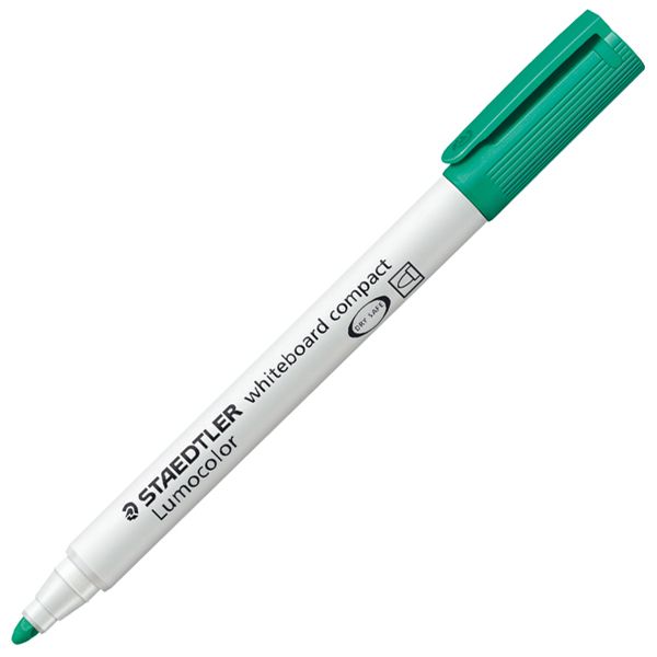 Staedtler Lumocolor Compact - Markør - For Glas, Whiteboard, Porcelæn - Grøn - 1-2 Mm