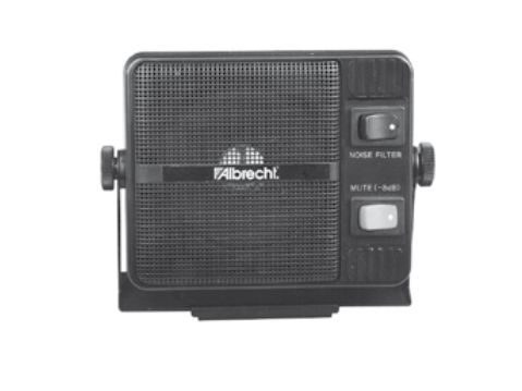Albrecht CB 20, Ledningsført, 7 W, 250 - 8000 Hz, 8 ohm (O), Sort