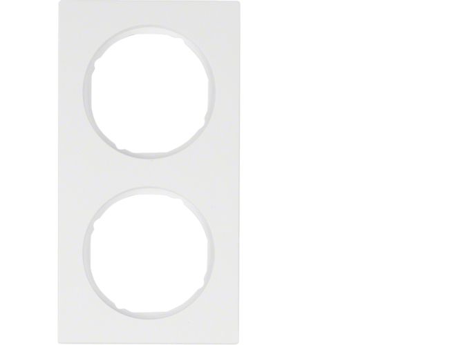 Berker 10122289, Hvid, Skrueløs, Berker, Blank, 1 Stk