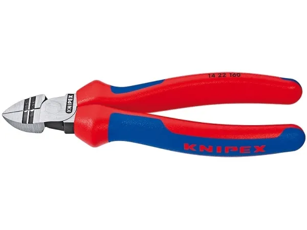 Knipex 14 22 160, Blå, Rød | Verktyg & Verkstad - Handverktyg - Sidavbitare | GameStuff