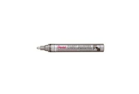 Pentel Marker Olejowy Pentel Mmp10 Srebrny, Srebrny