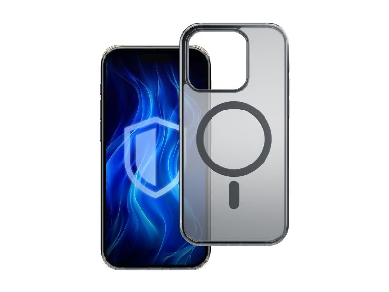 3Mk Frosty Mag Apple Iphone 15 Pro Tasche Schwarz