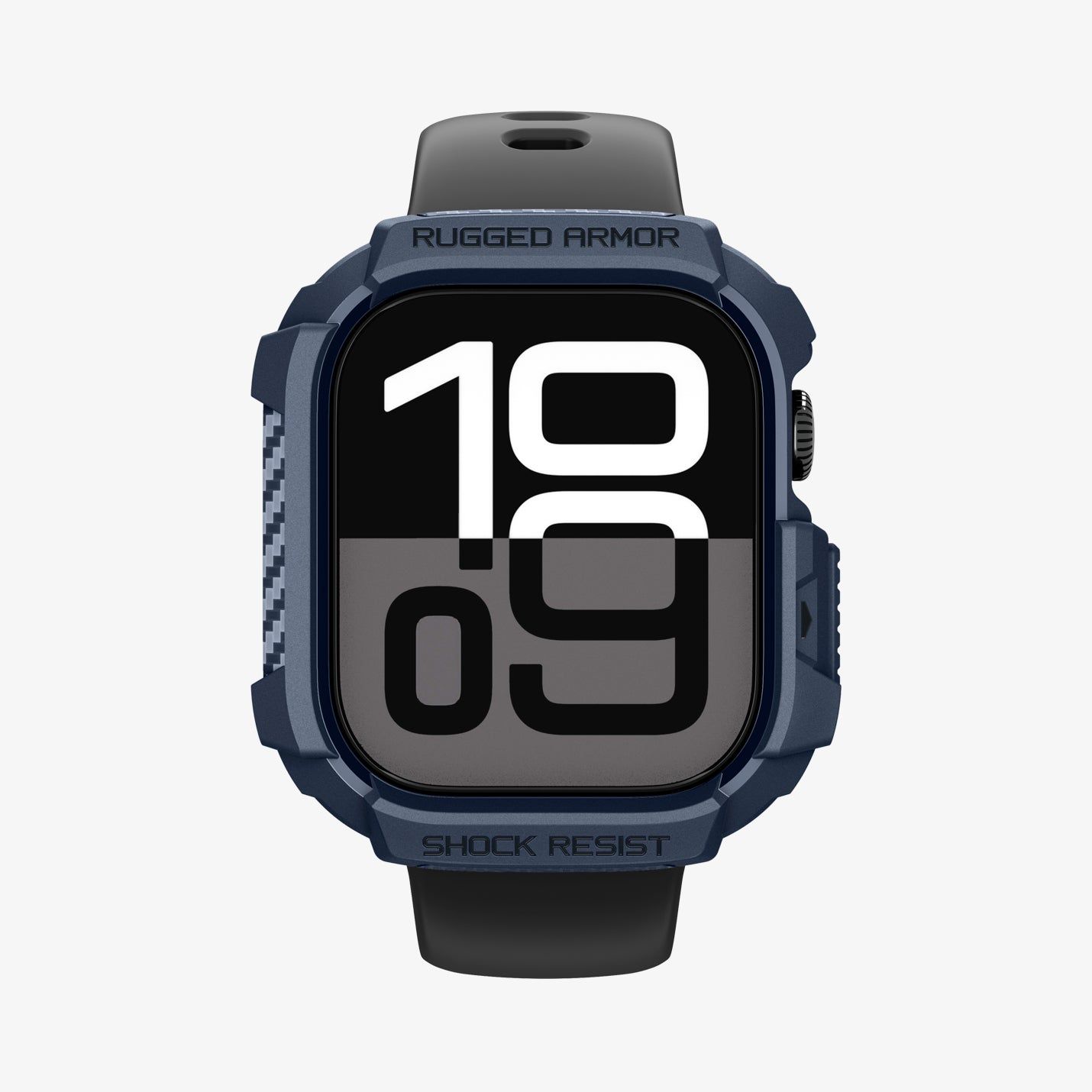 Spigen Rugged Armor 2, Boks, Smartwatch, Marineblå, Apple, Apple Watch 10/11 (42Mm), Termoplastisk Polyurethan (Tpu)