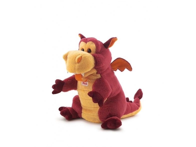 Trudi 29968 Puppets Handpuppe Drache Ca. 22 Cm - Bild 4