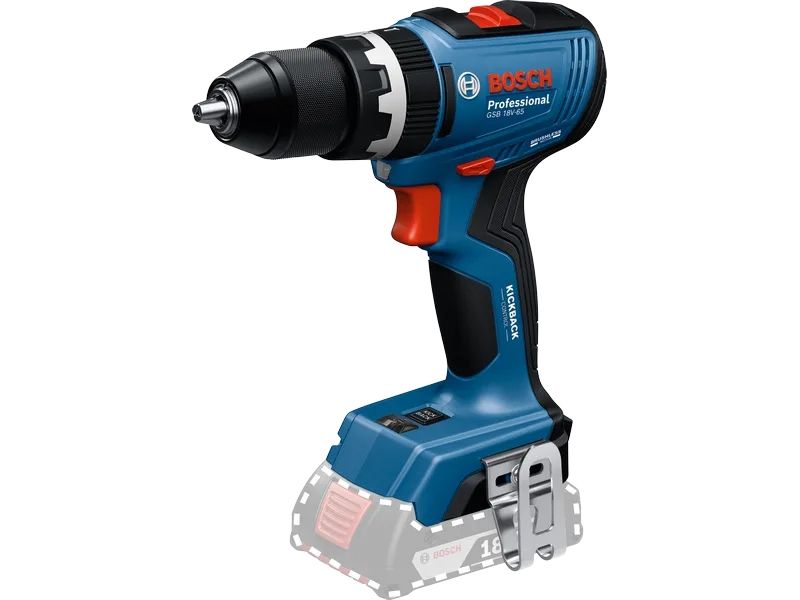 Bosch GSB 18V-65 Professional slagborrskruvdragare 18 V, solo - SOLO