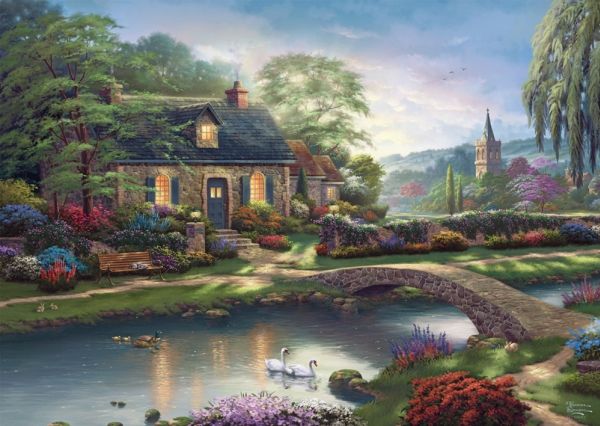 Schmidt Spiele 59775 Thomas Kinkade Stoney Creek Puzzle, 1.000 Teile, 1000 Stück(E), 12 Jahr(E)