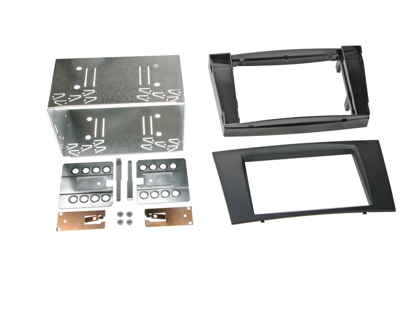 2-DIN kit Mercedes E-klasse, sort