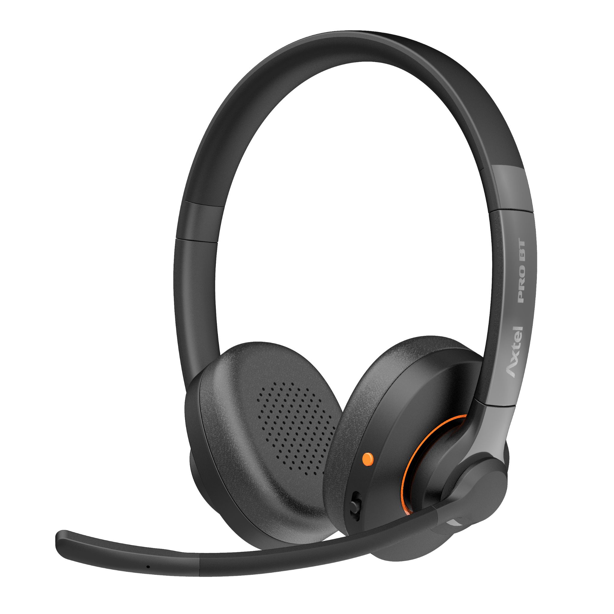 Axtel Pro Bt Duo, Trådløs, Kontor/Callcenter, Headset, Sort, Orange
