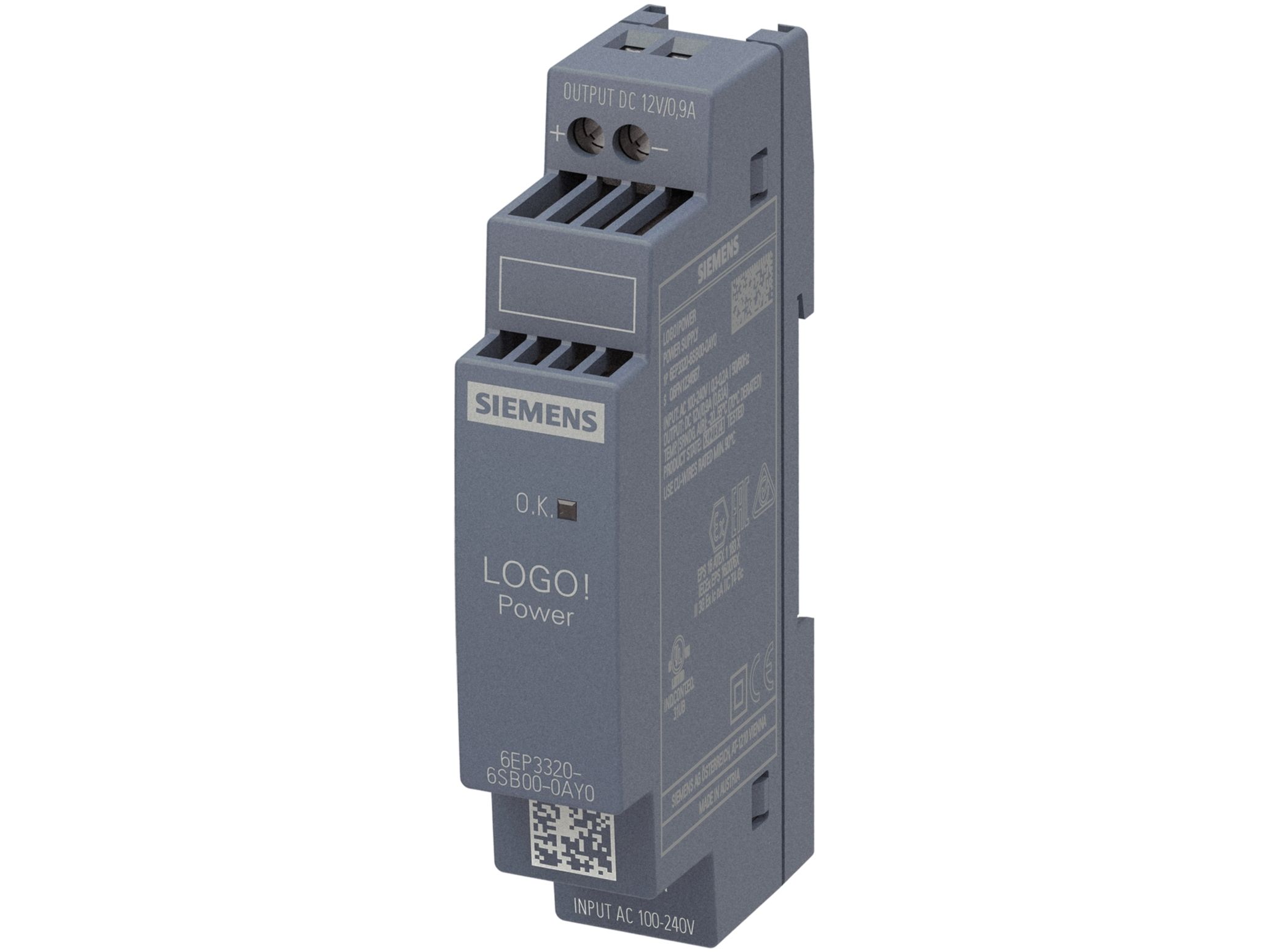 Logo! Power Strømforsyning 12V 0,9A