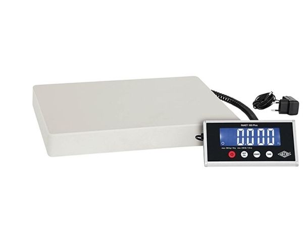 Wedo 50 7610010, Elektronisk postskala, 100 kg, 10 g, 50 g, Grå, 400 mm