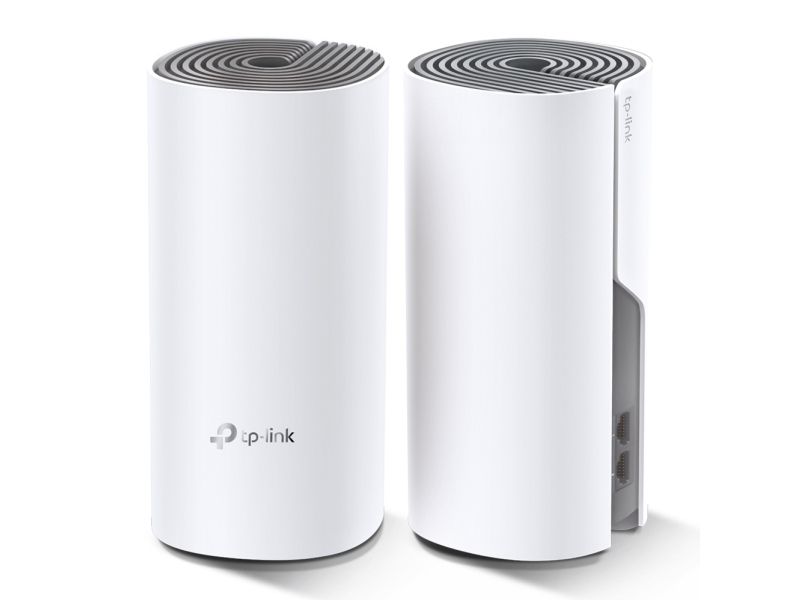 Tp-Link Deco E4 - Wi-Fi-System - (2 Routere) - Op Til 2800 Sq.Ft - Mesh - Wi-Fi 5 - Dual Band