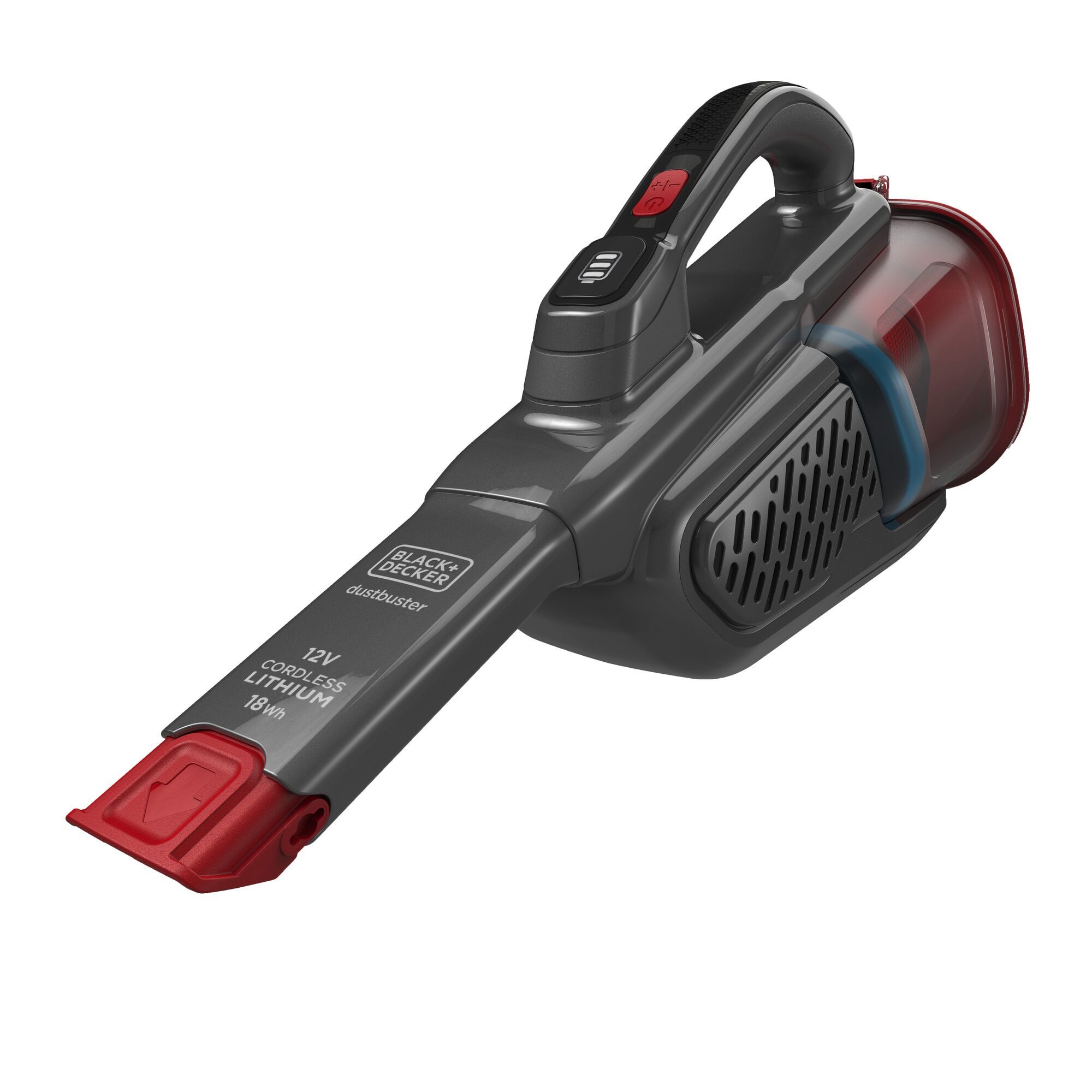 Black & Decker BHHV315J-QW, Dry, Filtrering, Poseløs, Sort, Rød, 0,7 L, Batteri