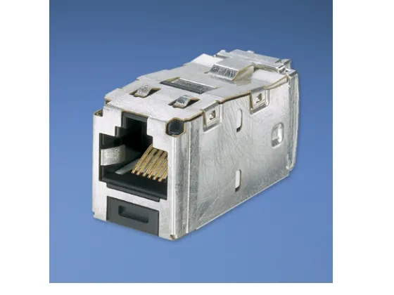 Panduit Mini-Com® TX6TM 10GigTM Shielded Jack Module - TG Style, Grå, 15,7 mm, 38,1 mm, 18,8 mm