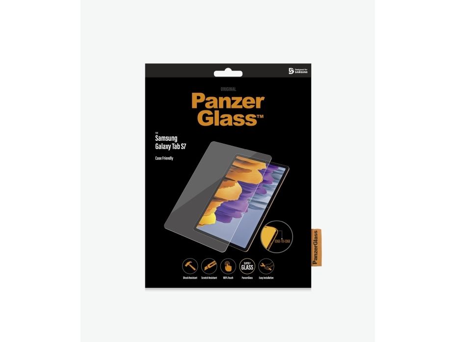 Case For Panzerglass Panzerglass E2e Super + Samsung Tab S7 T870/T875 Case Friendly