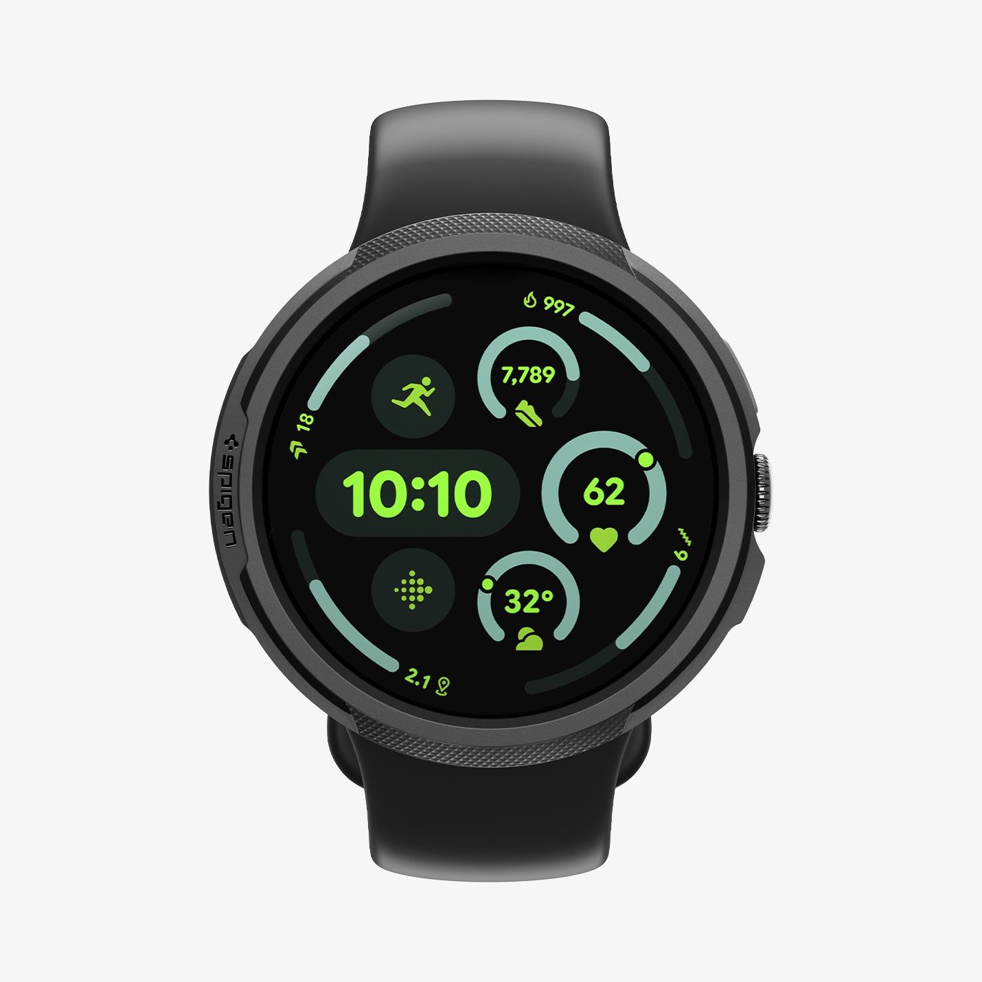 Spigen Liquid Air, Watch Case, Google, Pixel Watch 4 (41Mm), Termoplastisk Polyurethan (Tpu), 1 Stk
