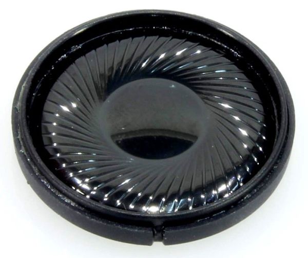 Visaton K 36 MO, 1 W, Rund, 2 W, 8 ohm (O), 300 - 20000 Hz, Sort