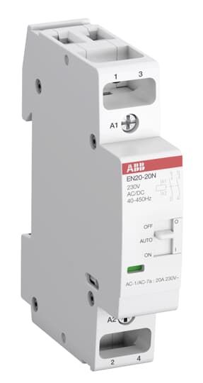 ABB EN20-20N-06, Kontaktor, Grå, IP20, Vekselstrøm, 18 mm, 65 mm