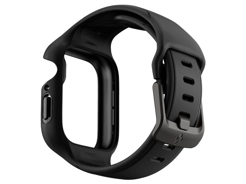 Spigen Liquid Air Pro, Boks, Smartwatch, Sort, Apple, Apple Watch Series 8 / 7, Termoplastisk Polyurethan (Tpu)