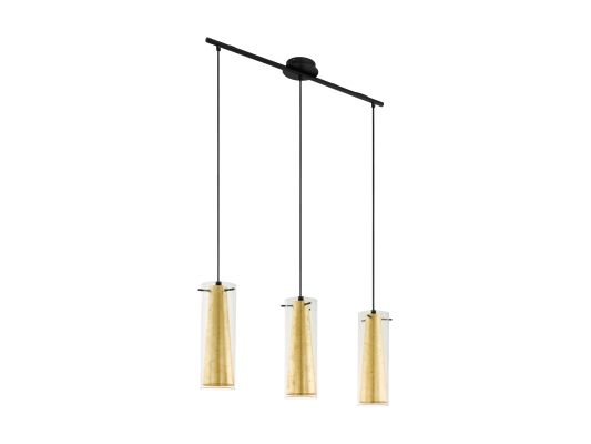 Eglo Pinto Gold Langbord 3L Guld/Klar