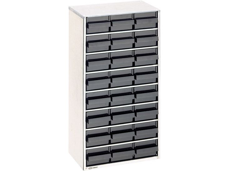 Raaco Schwarz Esd 1224-02 Stahlmagazin (L X B X H) 306 X 150 X 552 Mm Anzahl Fächer: 24 Inkl. Erdungskabel - Image 4