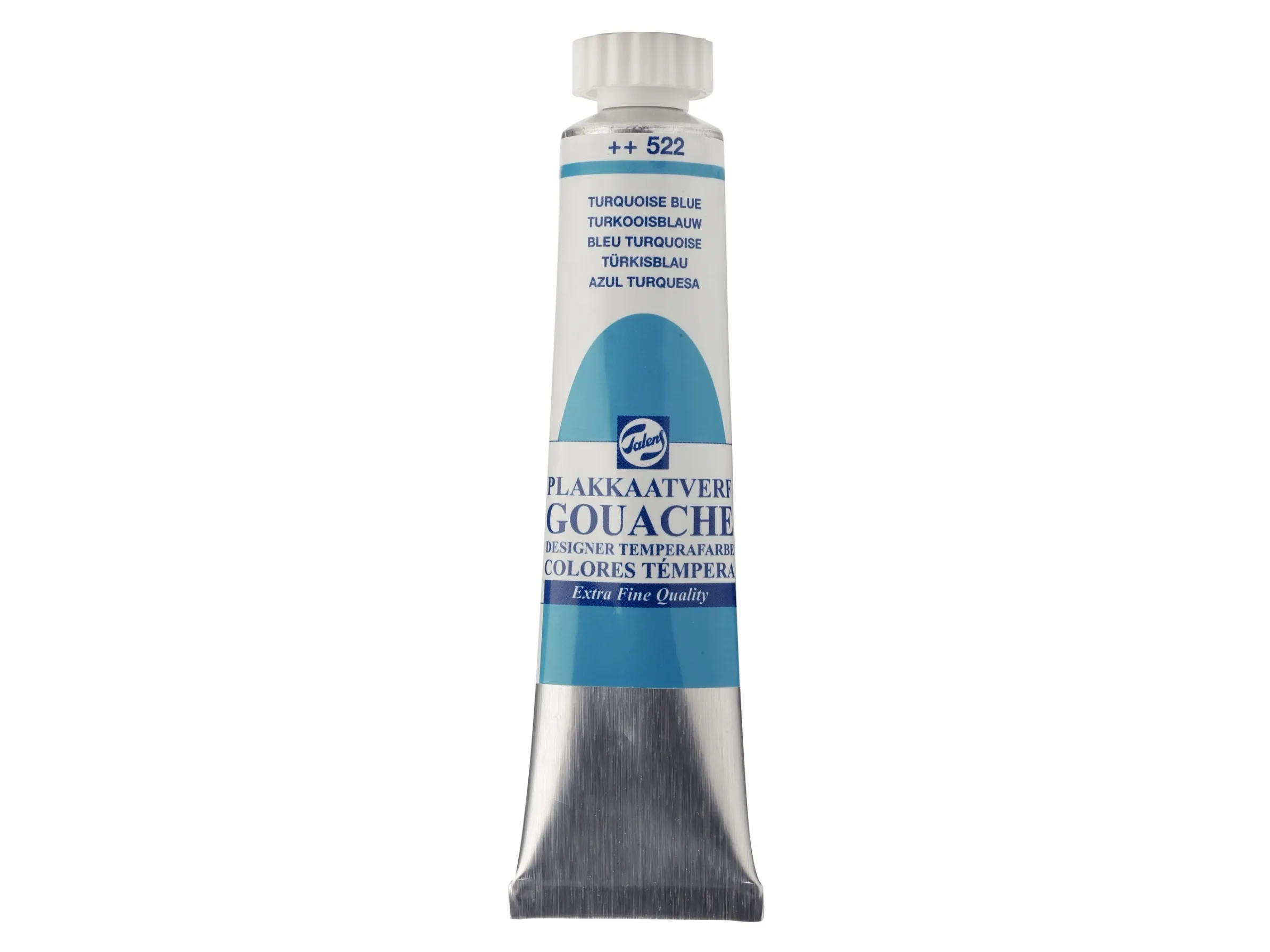 Talens Gouache Extra Fine Quality Tube 20 ml Turquoise Blue 522 | Skola & Hobby - Konstmaterial - Gouache | GameStuff