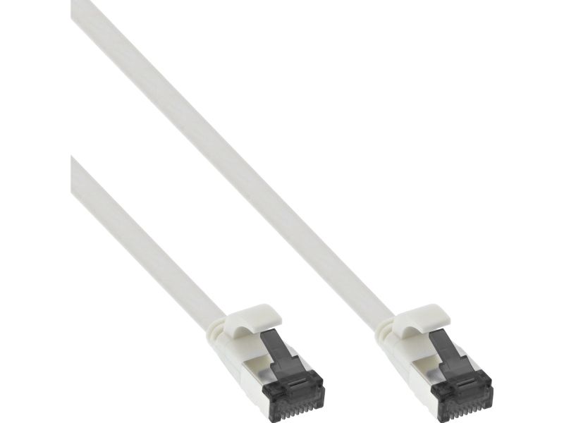 InLine 75812W, 0,25 m, Cat8.1, U/FTP (STP), RJ-45, RJ-45, Hvid