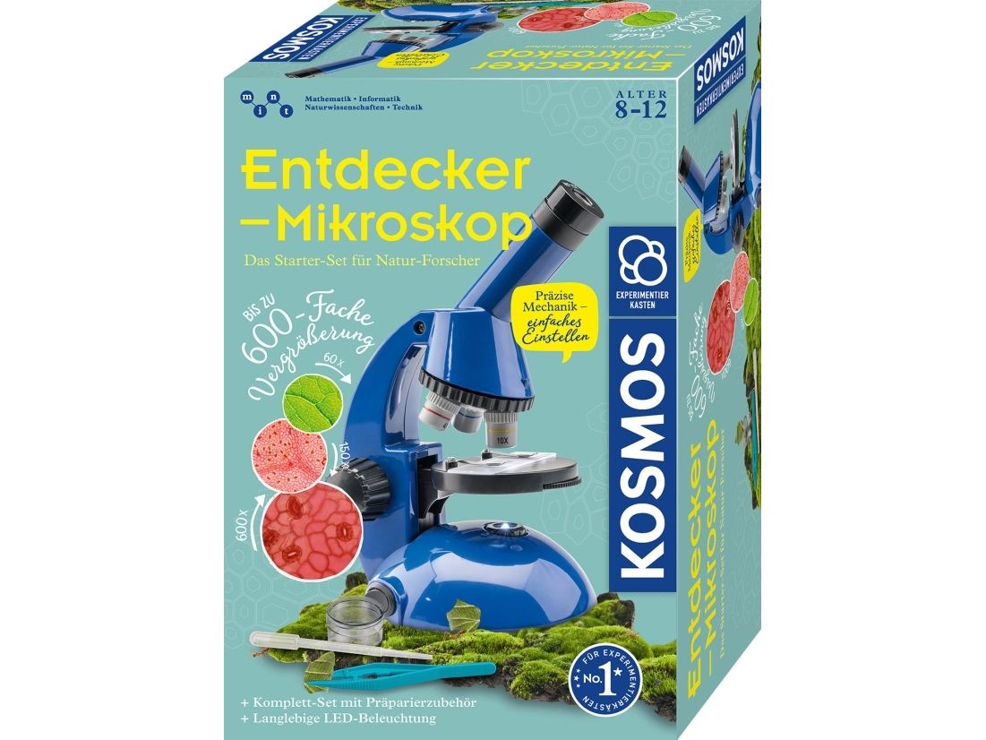 Kosmos Entdecker-Mikroskop 636050 Eksperimenteringskasse 8 - 12 år