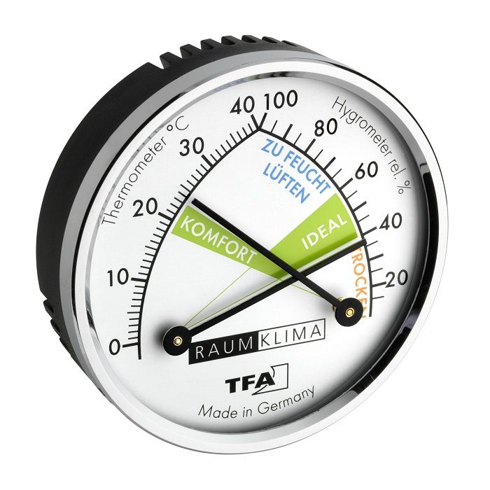 Tfa Dostmann 45.2024 Thermo-Hygrometer, Silber