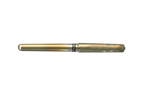 Uni-Ball Signo , Kuglepen, Guld, Guld, 1 mm, Ambidextrous