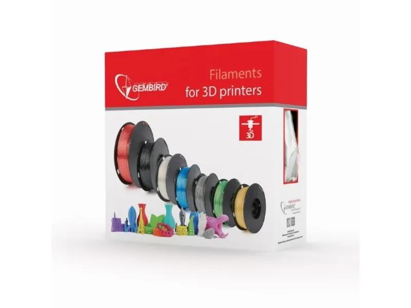 Gembird - Sort - 1 kg - 330 m - PLA+ filament (3D) | Skrivare - Bläck, toner & förbrukningsvaror - 3D-förbrukningsvaror | GameStuff