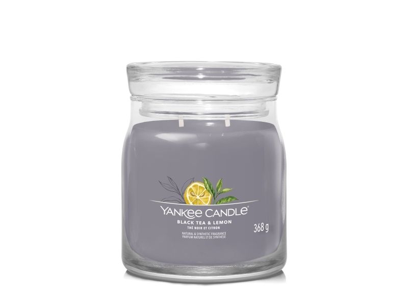 Yankee Candle YC Signature, Medium - Black Tea & Lemon